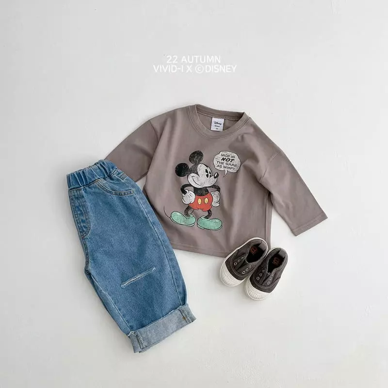 Vivid I - Korean Children Fashion - #magicofchildhood - Disney Vintagee Tee - 11