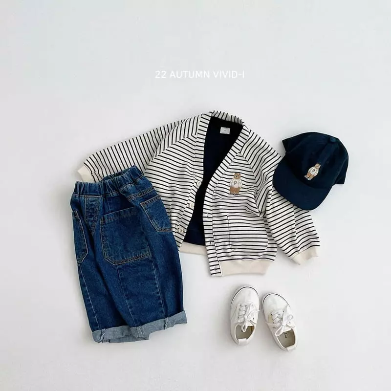 Vivid I - Korean Children Fashion - #littlefashionista - Pocket Slit Jeans - 4