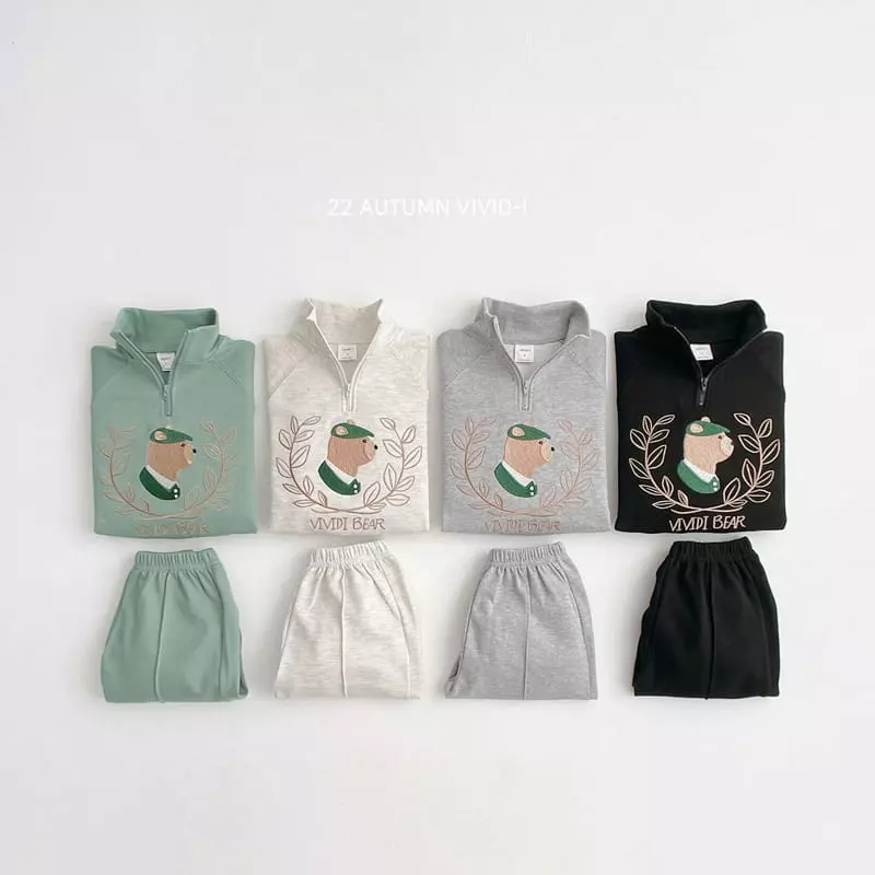 Vivid I - Korean Children Fashion - #minifashionista - Laurel Anorak Top Bottom Set - 12
