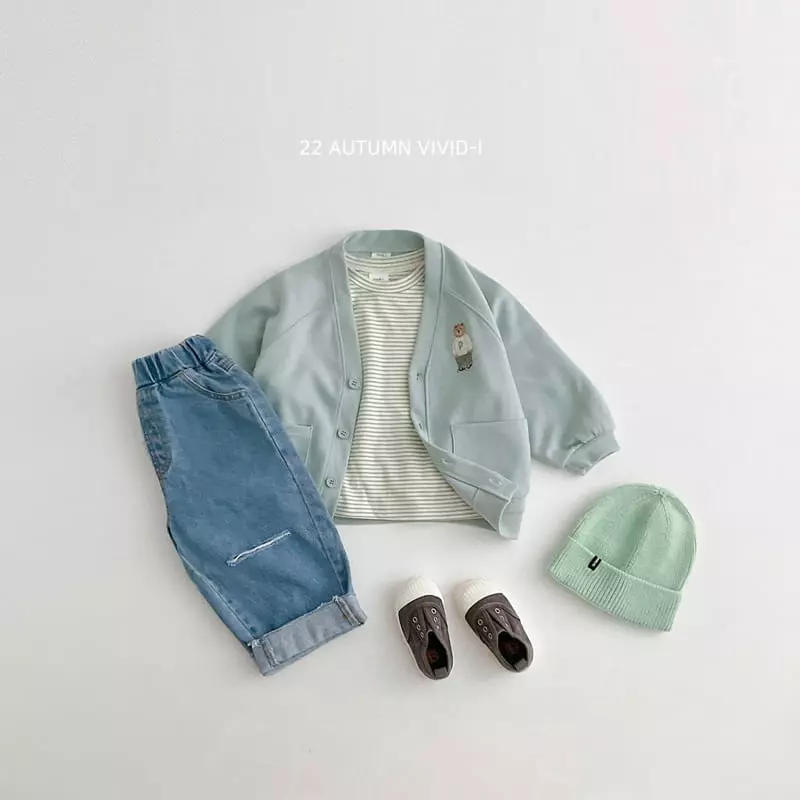 Vivid I - Korean Children Fashion - #minifashionista - 20 Bear Stripes Tee - 11