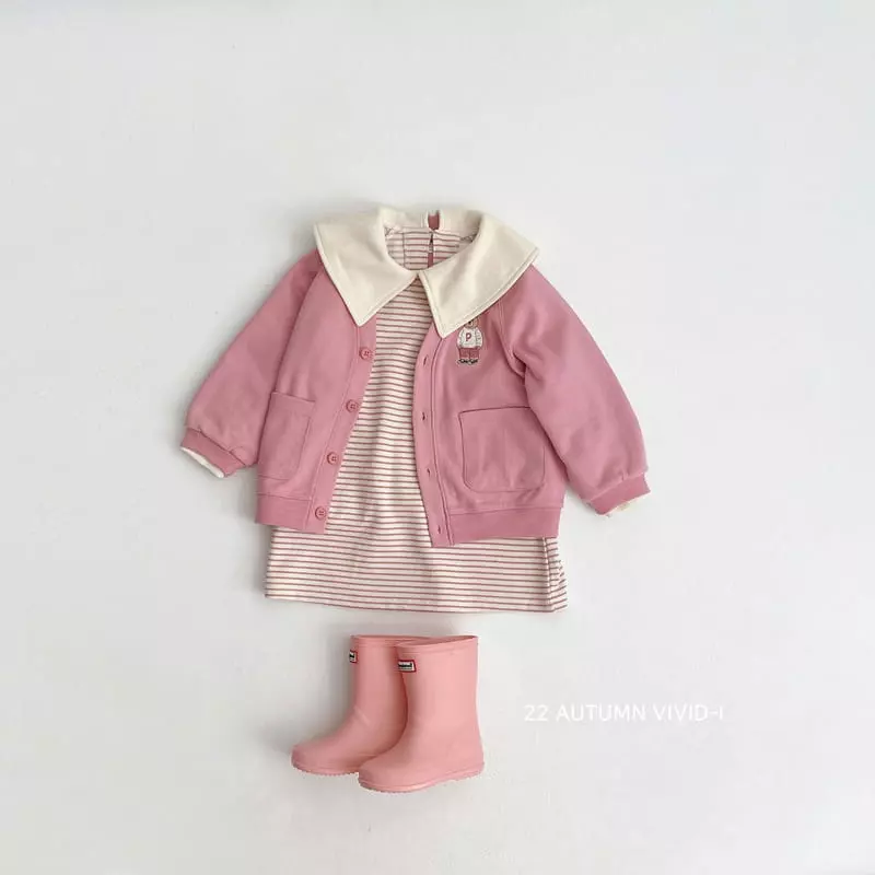 Vivid I - Korean Children Fashion - #minifashionista - Collar One-piece - 5