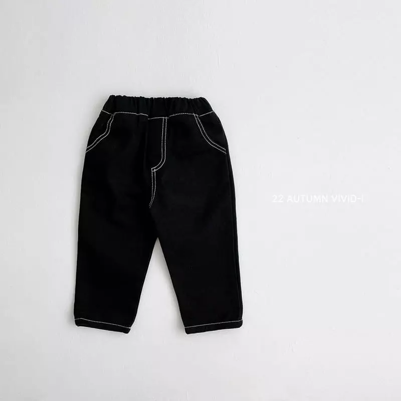 Vivid I - Korean Children Fashion - #magicofchildhood - Stitch Pants - 4