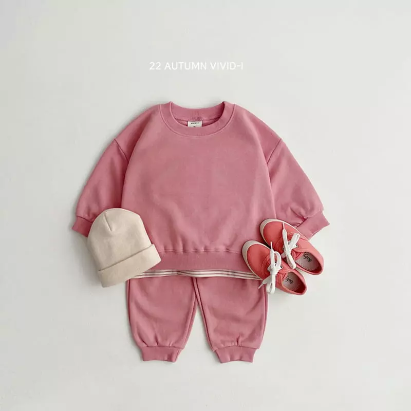 Vivid I - Korean Children Fashion - #prettylittlegirls - 22 Fall Vivid Top Bottom Set - 6