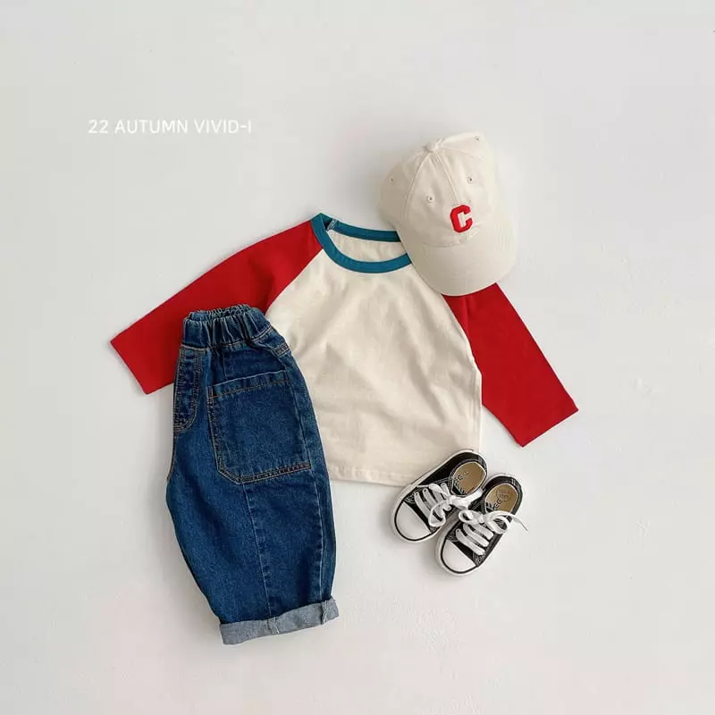 Vivid I - Korean Children Fashion - #prettylittlegirls - 22 vivid Raglan Tee - 11