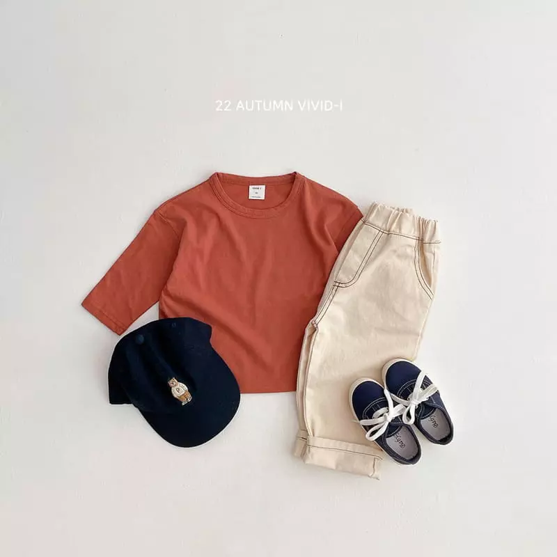 Vivid I - Korean Children Fashion - #prettylittlegirls - Stitch Pants - 5