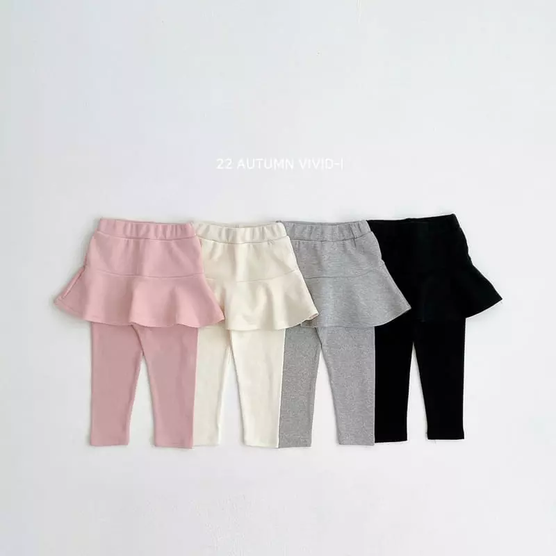 Vivid I - Korean Children Fashion - #prettylittlegirls - Fall Skirt Leggings