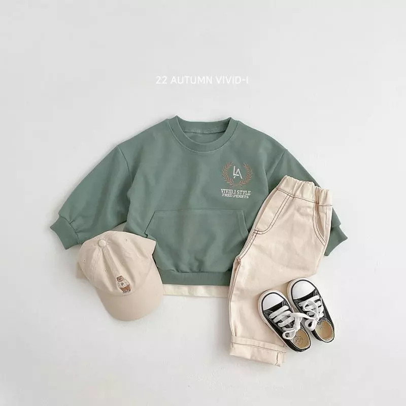 Vivid I - Korean Children Fashion - #stylishchildhood - Stitch Pants - 8