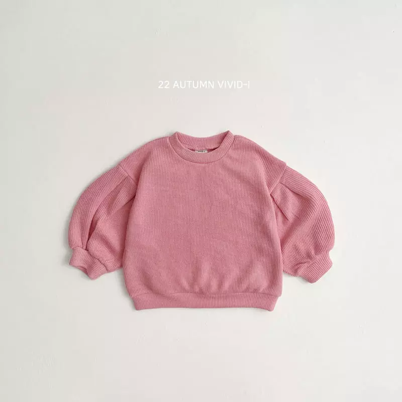 Vivid I - Korean Children Fashion - #todddlerfashion - Rib Wide Top Bottom Set - 6