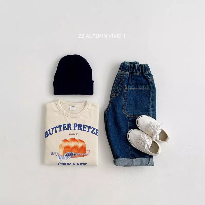 Vivid I - Korean Children Fashion - #todddlerfashion - Pocket Slit Jeans - 7