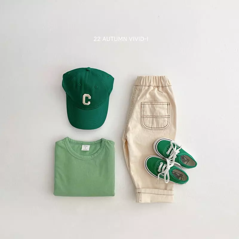 Vivid I - Korean Children Fashion - #todddlerfashion - Stitch Pants - 6