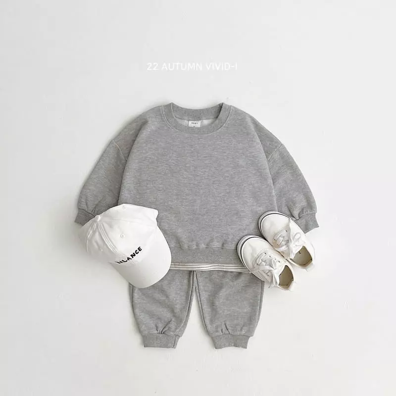 Vivid I - Korean Children Fashion - #toddlerclothing - 22 Fall Vivid Top Bottom Set - 8