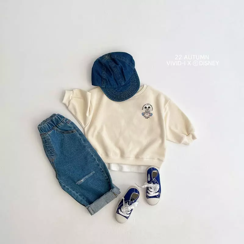 Vivid I - Korean Children Fashion - #toddlerclothing - Slit Jeans - 6
