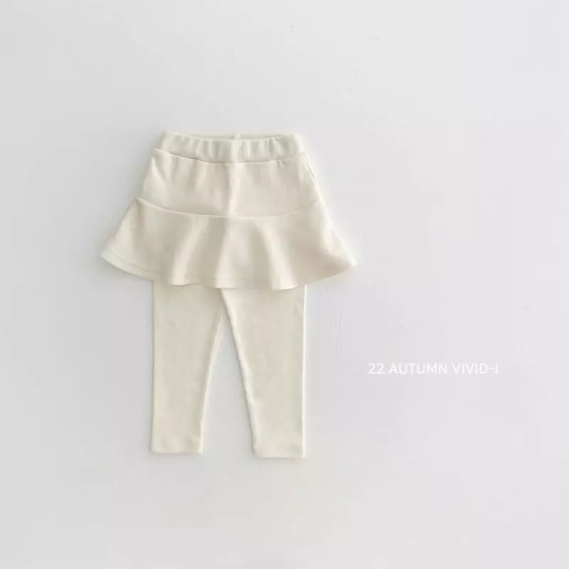 Vivid I - Korean Children Fashion - #toddlerclothing - Fall Skirt Leggings - 3