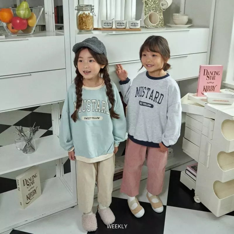 Weekly - Korean Children Fashion - #Kfashion4kids - Color Sweatshirt - 2