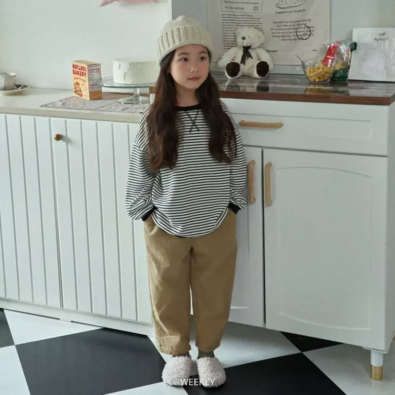 Weekly - Korean Children Fashion - #Kfashion4kids - Stripes Sweatshirt