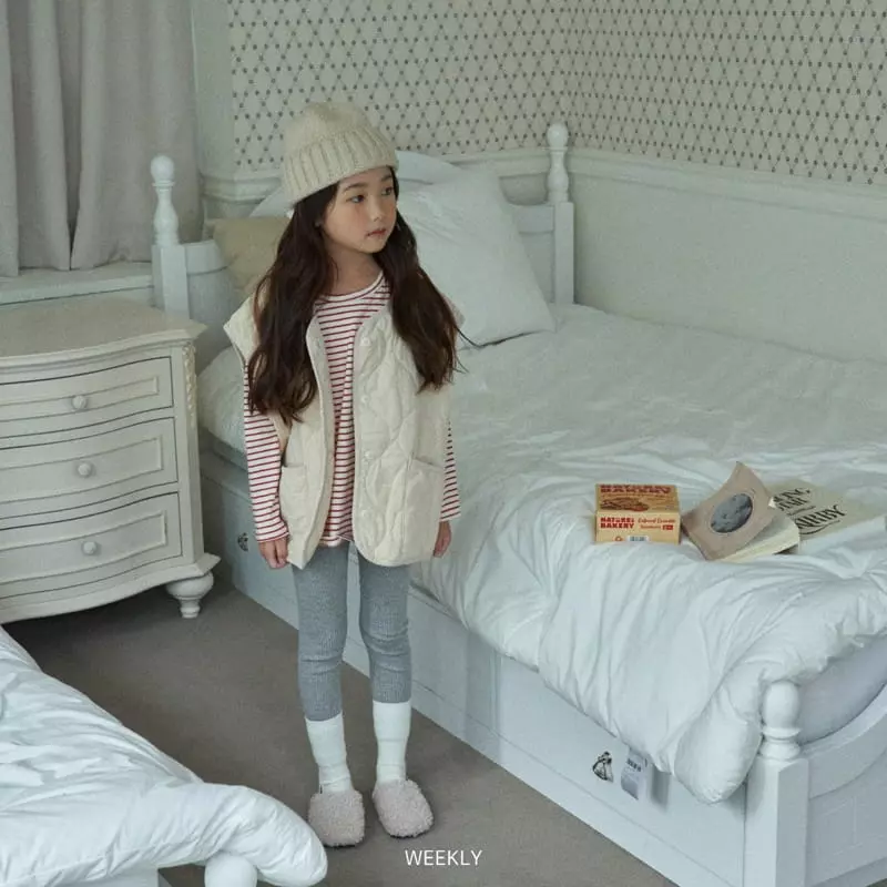 Weekly - Korean Children Fashion - #Kfashion4kids - Layered Stripes Tee - 12
