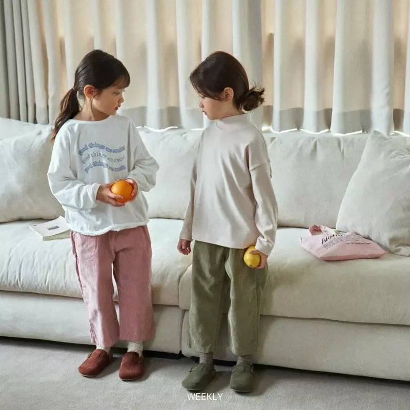 Weekly - Korean Children Fashion - #Kfashion4kids - Moi Half Turtleneck Tee - 10