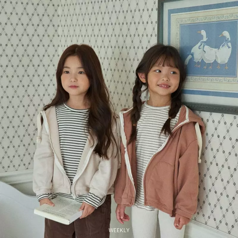 Weekly - Korean Children Fashion - #Kfashion4kids - Two Pocket Hoody Jumper - 3