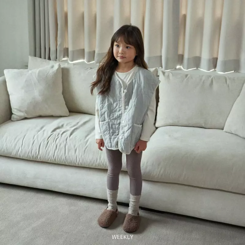 Weekly - Korean Children Fashion - #Kfashion4kids - Pudding Point Vest - 2