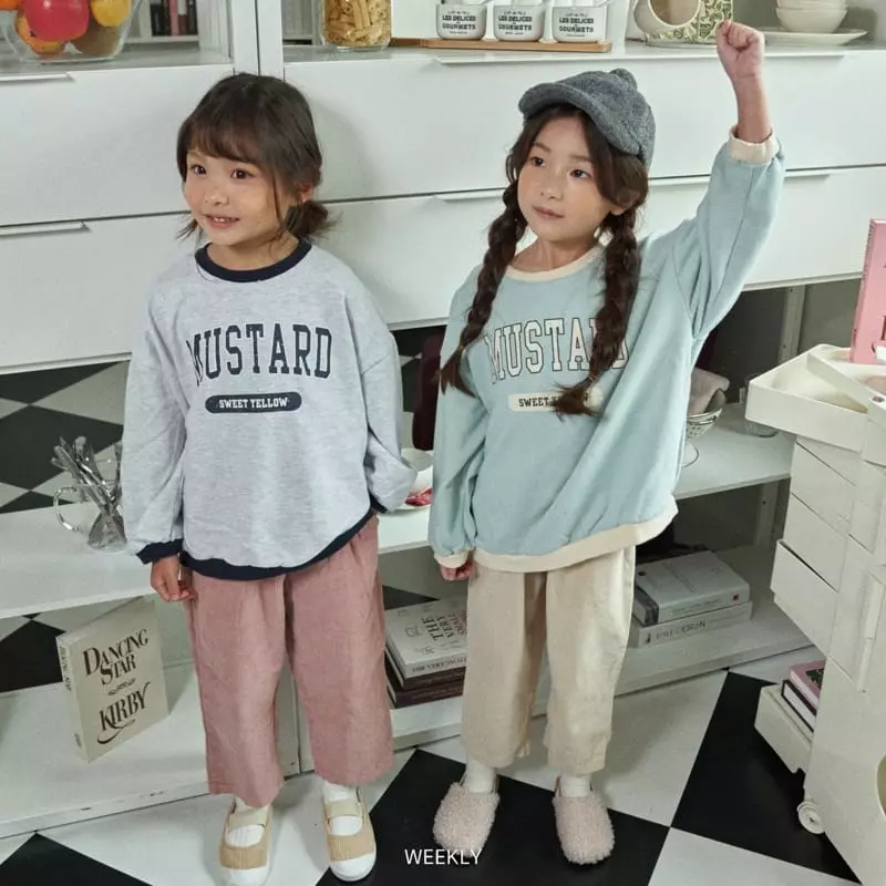 Weekly - Korean Children Fashion - #childofig - Color Sweatshirt - 8