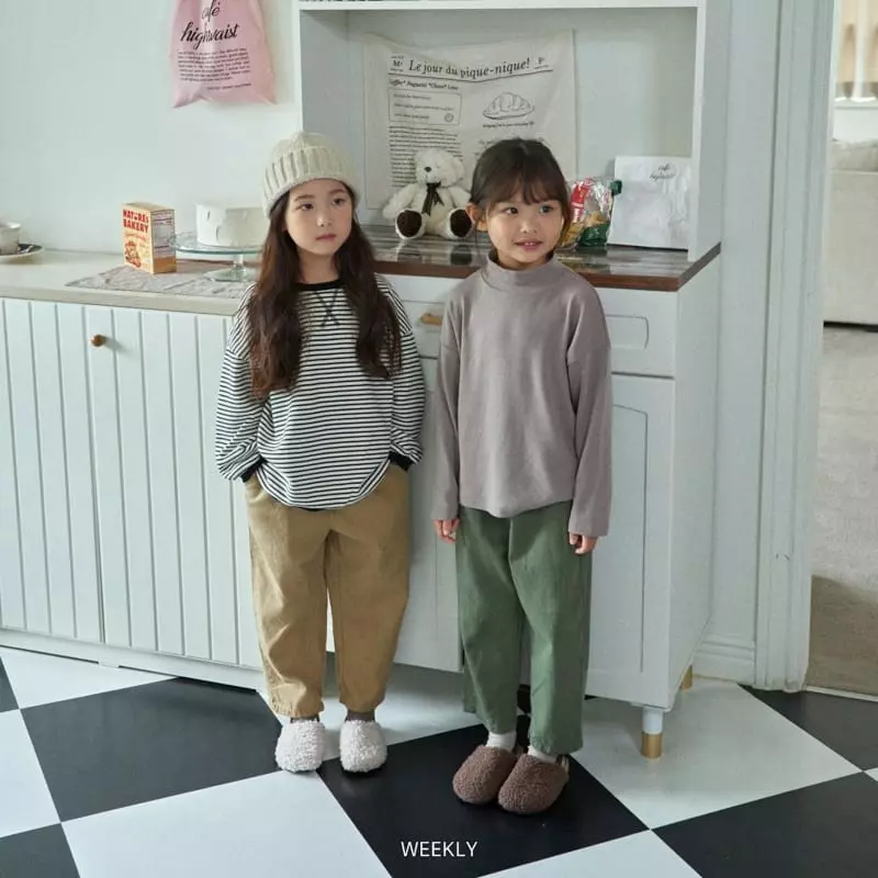 Weekly - Korean Children Fashion - #childofig - Stripes Sweatshirt - 6