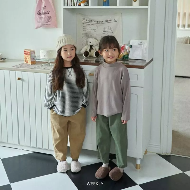 Weekly - Korean Children Fashion - #childofig - Stripes Sweatshirt - 7