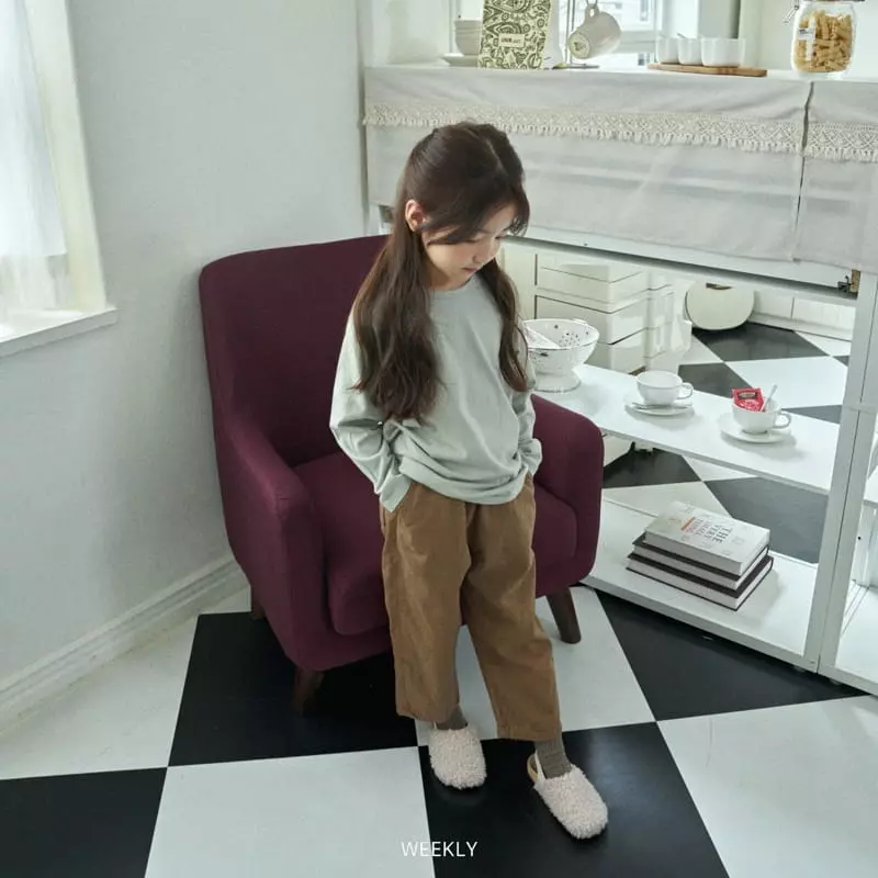 Weekly - Korean Children Fashion - #childofig - Paul Piping Tee - 5