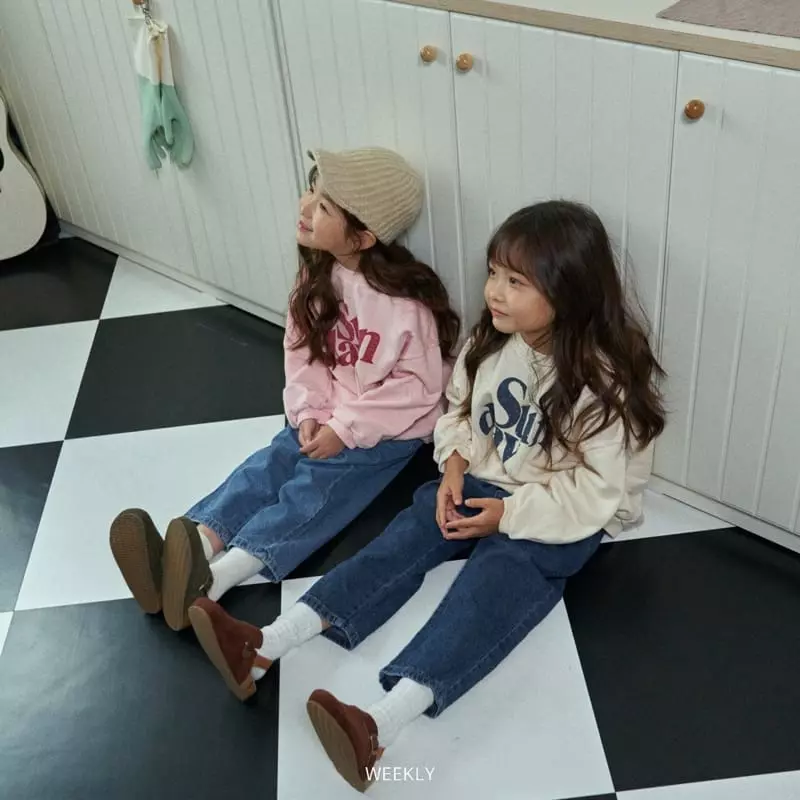Weekly - Korean Children Fashion - #childrensboutique - Sunday Sweatshirt - 10