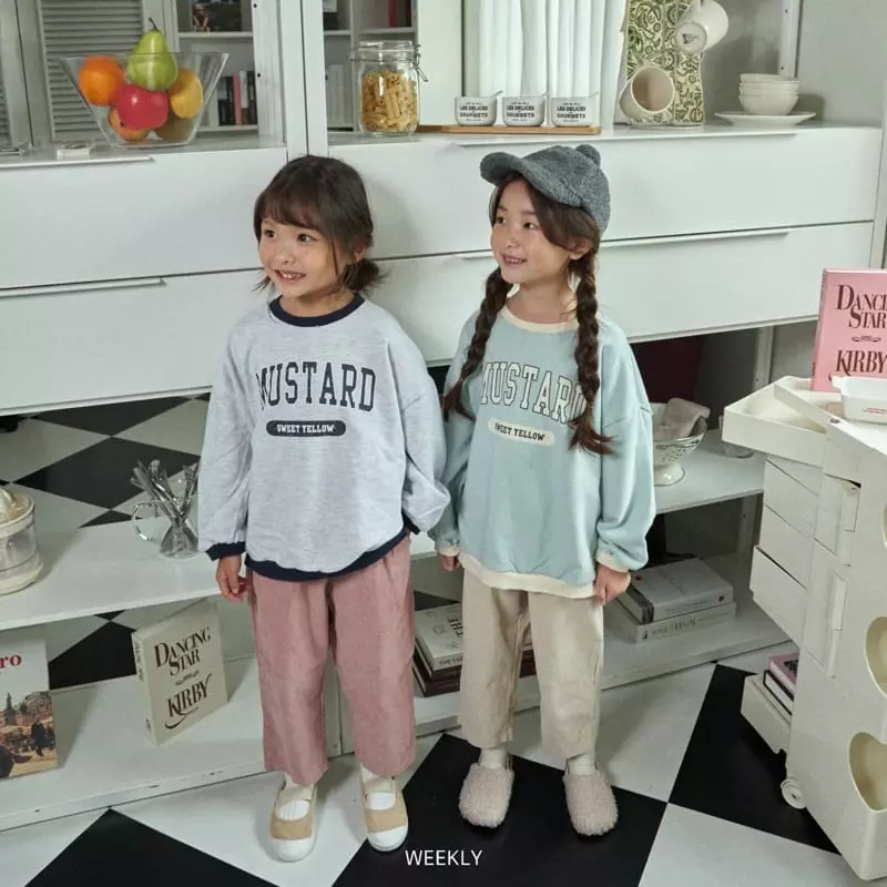 Weekly - Korean Children Fashion - #childrensboutique - Color Sweatshirt - 9
