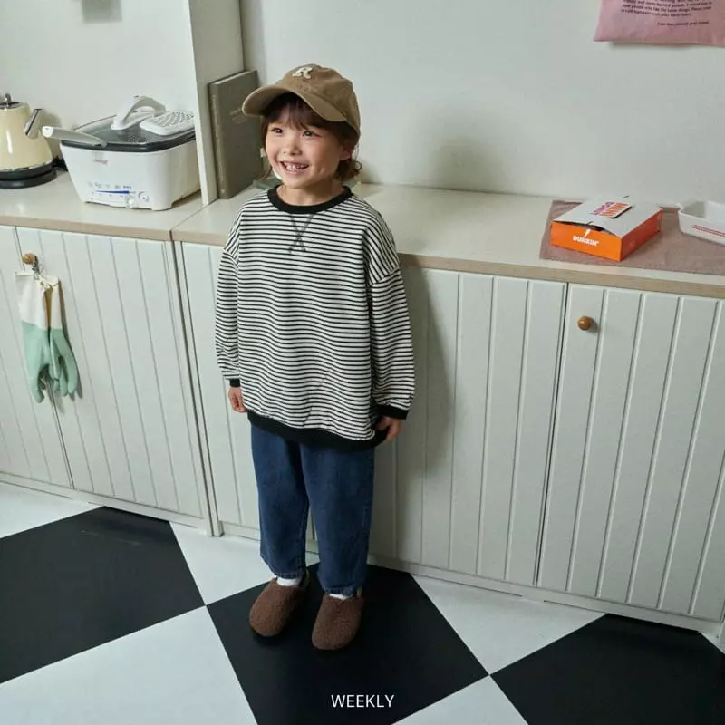 Weekly - Korean Children Fashion - #childrensboutique - Stripes Sweatshirt - 8