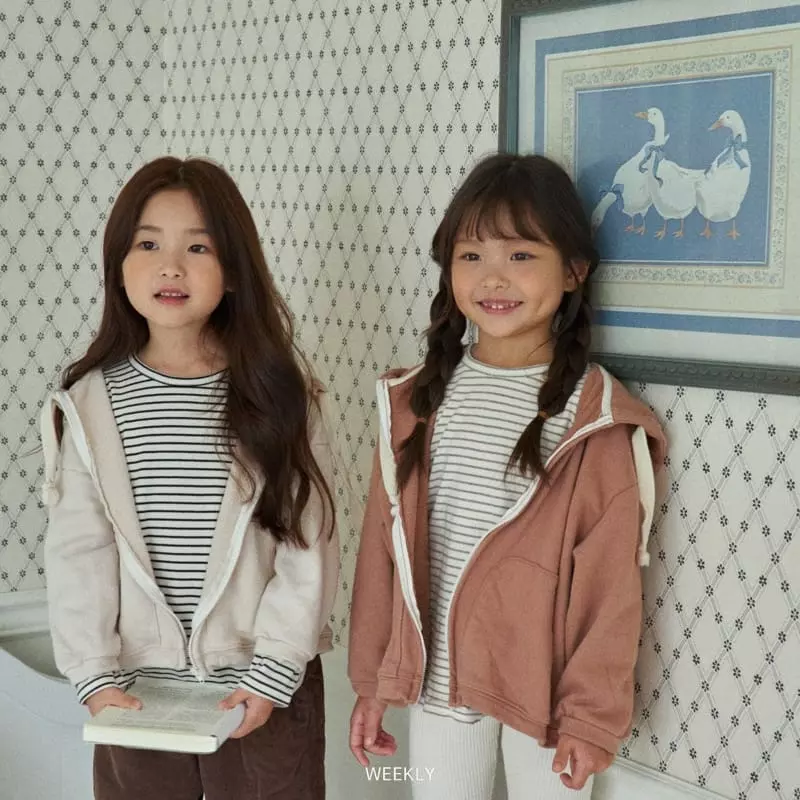 Weekly - Korean Children Fashion - #childrensboutique - Layered Stripes Tee - 5