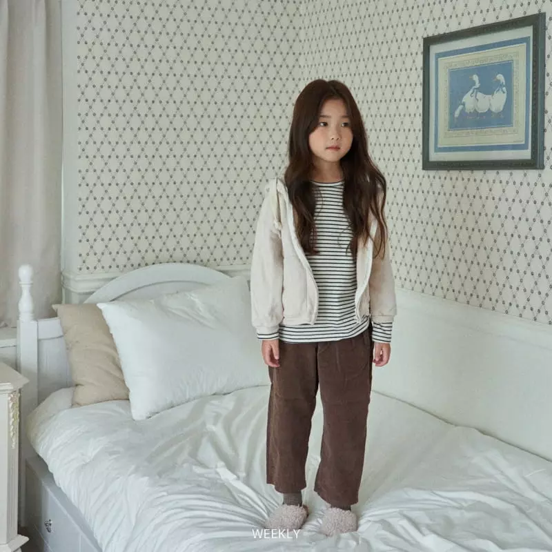 Weekly - Korean Children Fashion - #designkidswear - Simple Corduroy Pants