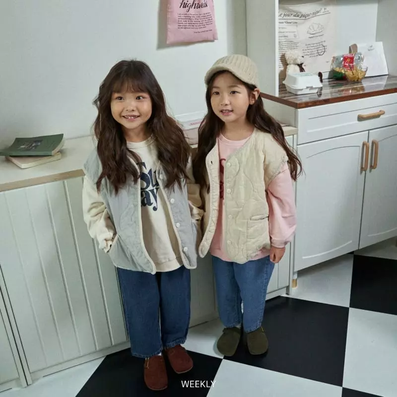 Weekly - Korean Children Fashion - #designkidswear - Pudding Point Vest - 12