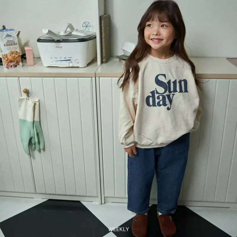 Weekly - Korean Children Fashion - #discoveringself - Sunday Sweatshirt - 12