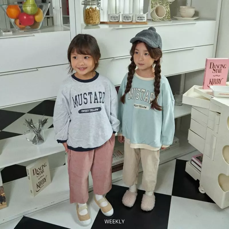 Weekly - Korean Children Fashion - #discoveringself - Color Sweatshirt - 11
