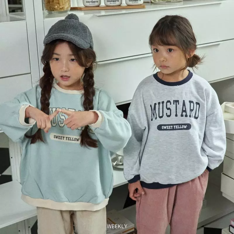 Weekly - Korean Children Fashion - #fashionkids - Color Sweatshirt - 12