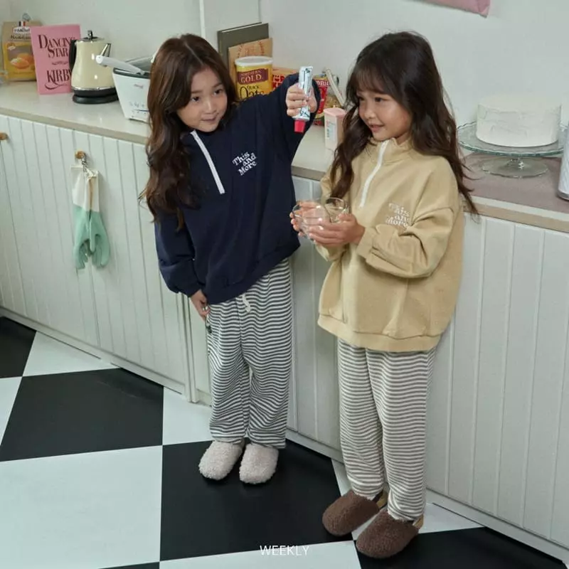 Weekly - Korean Children Fashion - #fashionkids - Dailt Stripes Pants - 2