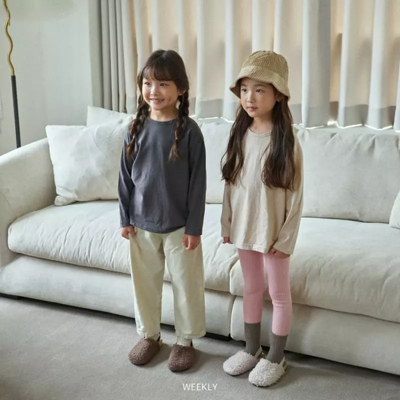 Weekly - Korean Children Fashion - #kidsshorts - Paul Piping Tee - 10