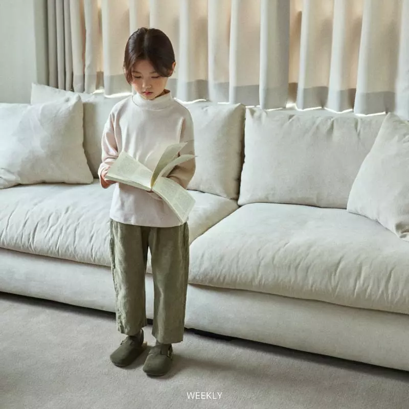 Weekly - Korean Children Fashion - #kidsshorts - Moi Half Turtleneck Tee - 7