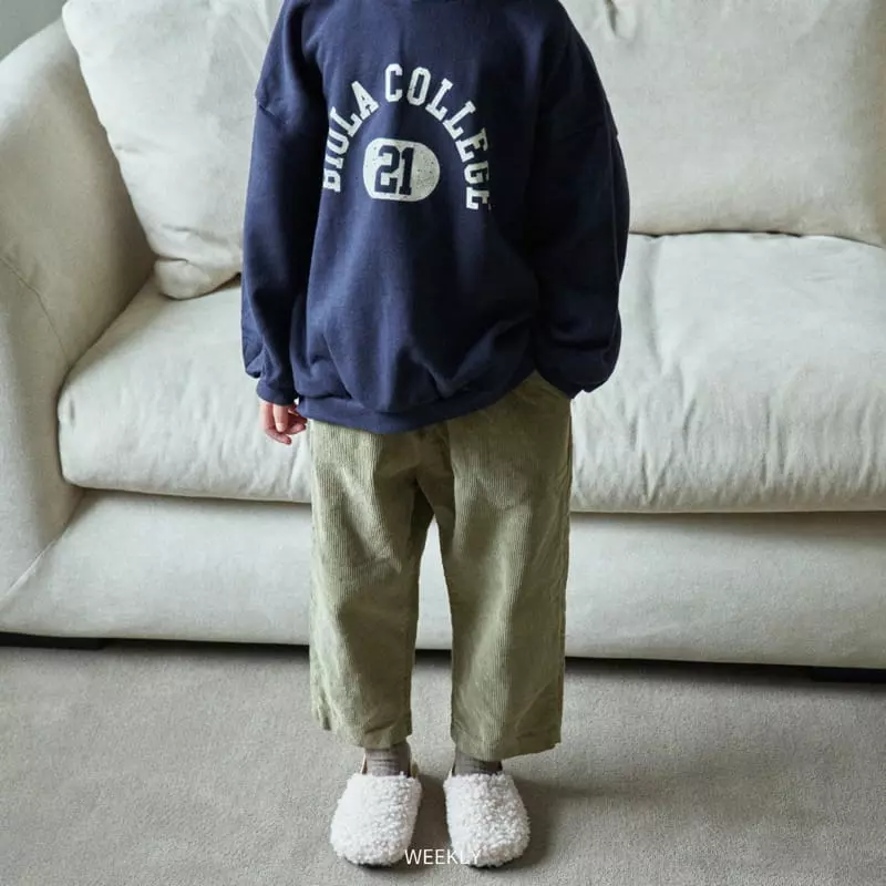 Weekly - Korean Children Fashion - #fashionkids - Simple Corduroy Pants - 4