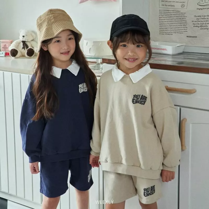 Weekly - Korean Children Fashion - #kidsshorts - Shorts Top Bottom Set