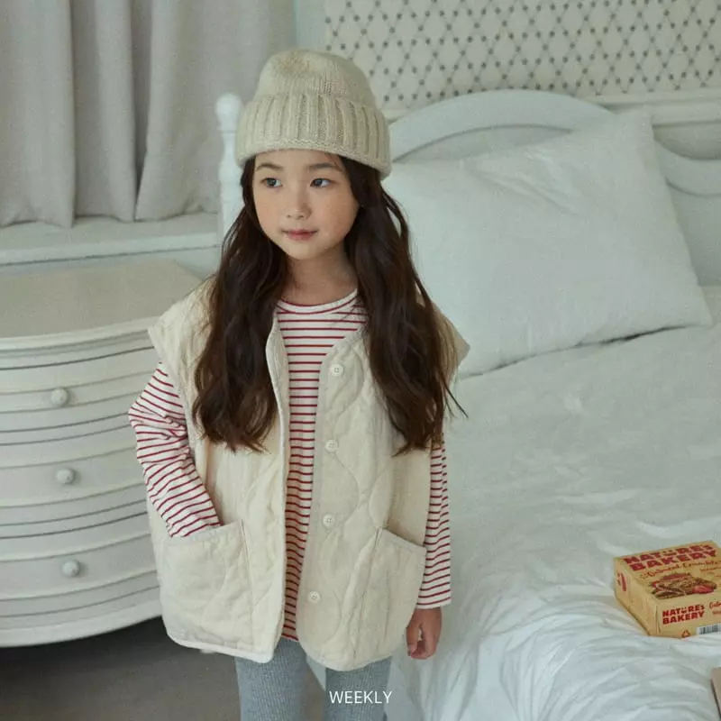 Weekly - Korean Children Fashion - #kidsstore - Layered Stripes Tee - 10