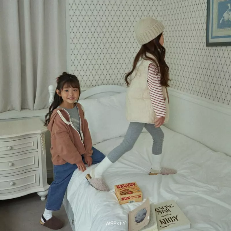 Weekly - Korean Children Fashion - #kidsstore - Paul Rib Leggings - 3