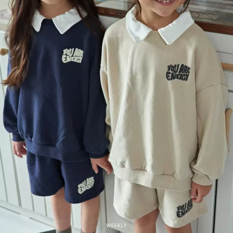 Weekly - Korean Children Fashion - #kidsstore - Shorts Top Bottom Set - 2