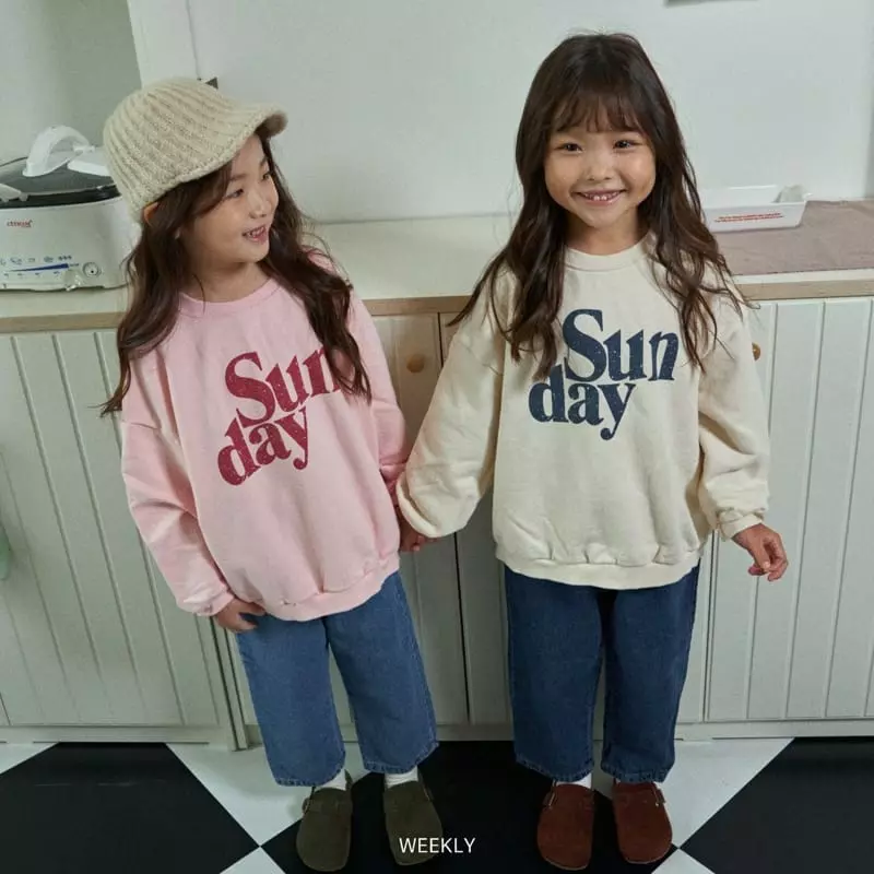 Weekly - Korean Children Fashion - #kidzfashiontrend - Sunday Sweatshirt - 2