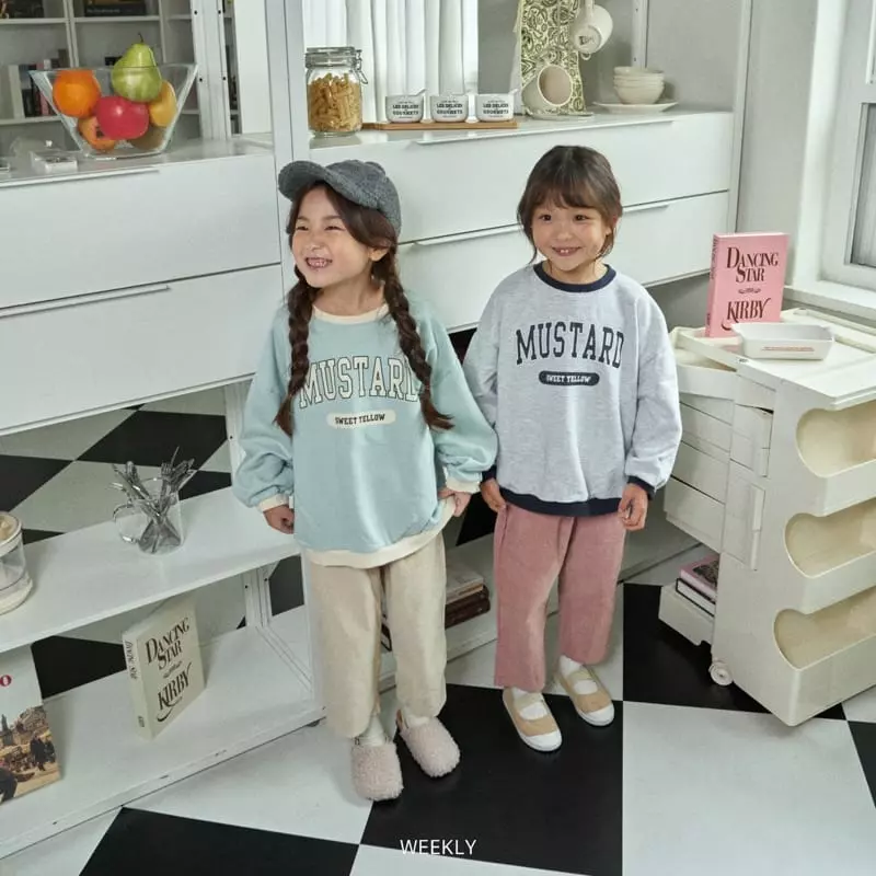 Weekly - Korean Children Fashion - #kidzfashiontrend - Color Sweatshirt