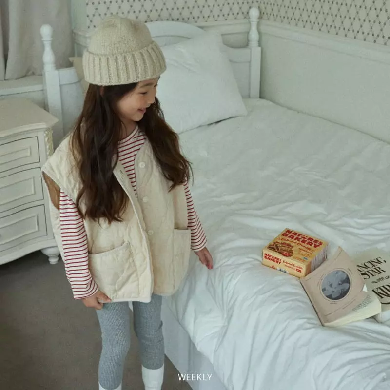 Weekly - Korean Children Fashion - #kidzfashiontrend - Layered Stripes Tee - 11