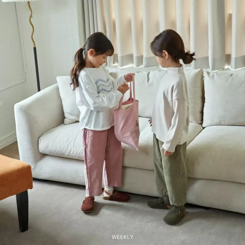 Weekly - Korean Children Fashion - #kidzfashiontrend - Moi Half Turtleneck Tee - 9