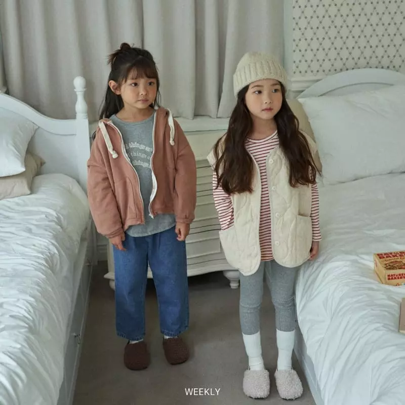 Weekly - Korean Children Fashion - #kidsstore - Paul Rib Leggings - 4
