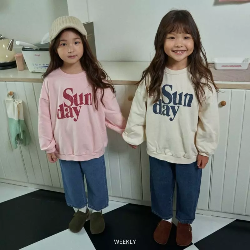 Weekly - Korean Children Fashion - #Kfashion4kids - Sunday Sweatshirt - 4